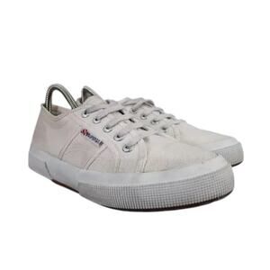 Superga Shoes Womens 7 Sneakers Casual Lifestyle Classic Lace Up White Comfort